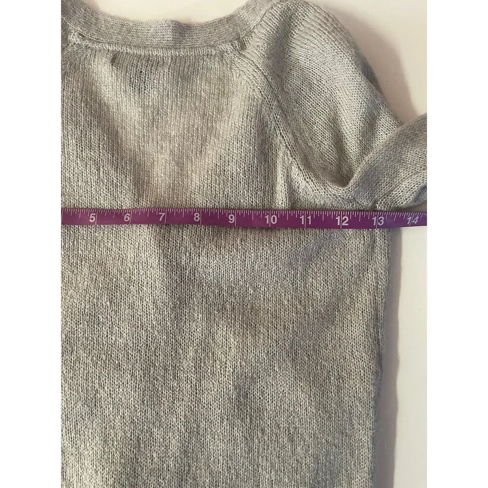 Gap Kids Light Gray Knit Lightweight Cardigan Size S